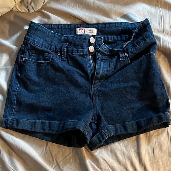 Lei Size 7 Junior Jean Short High Rise - Picture 1 of 4